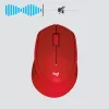 Logitech M330 Silent Plus sarkanā krāsā