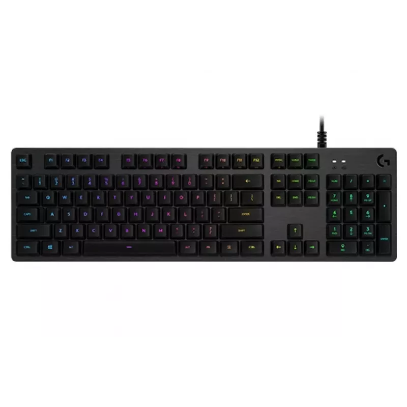 Logitech G512 Lightsync RGB mehāniskā spēļu tastatūra GX Brown Tactile - QWERTY US/Int'l