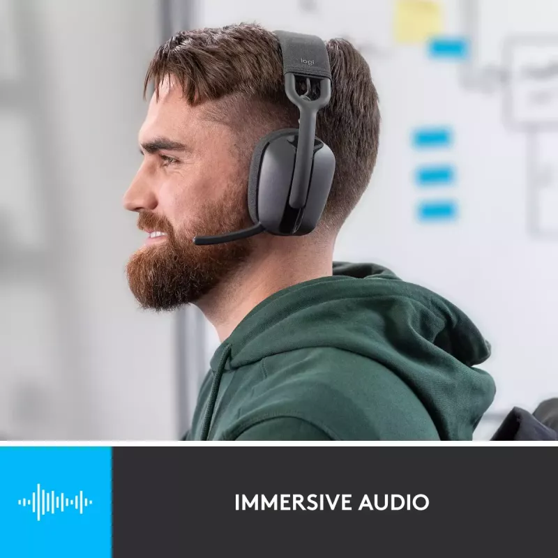 LOGITECH Zone Vibe 100 - Bezvadu Bluetooth austiņas - Grafīts