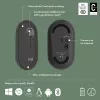 Pele Logitech M350S Melna USB Optiska Bezvadu
