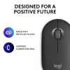 Pele Logitech M350S Melna USB Optiska Bezvadu