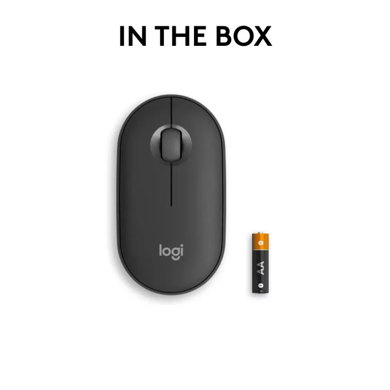 Pele Logitech M350S Melna USB Optiska Bezvadu