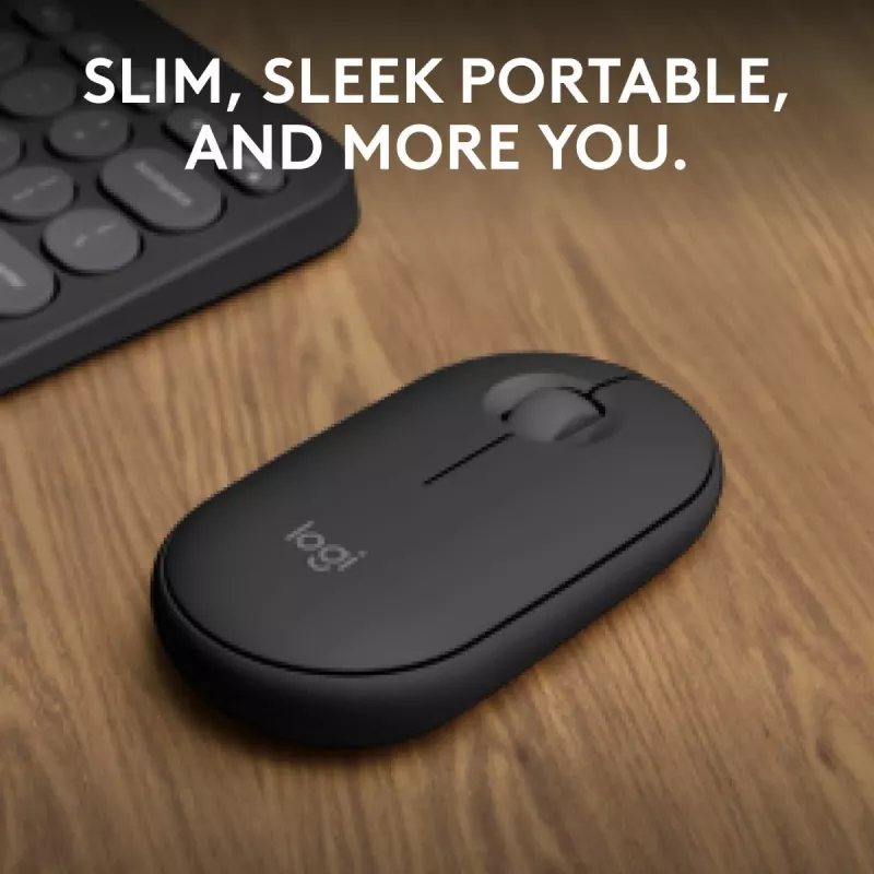 Pele Logitech M350S Melna USB Optiska Bezvadu