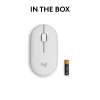 Pele Logitech M350S Balta USB optiska bezvadu