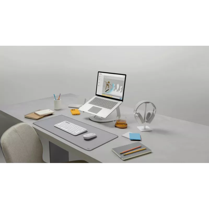 Pele Logitech M350S Balta USB optiska bezvadu