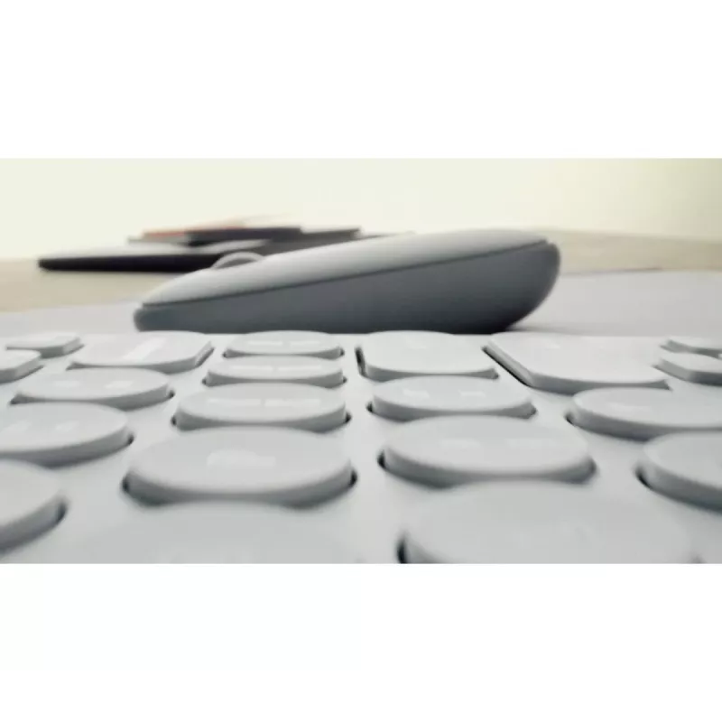 Pele Logitech M350S Balta USB optiska bezvadu