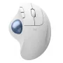 Logitech Ergo Series ERGO M575S - Bezvadu īkšķa trackball pele - 5 pogas - Bluetooth, 2,4 GHz - Logitech Logi Bolt USB uztvērējs - Balta (910-007030)