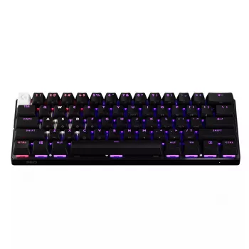 Logitech G PRO X 60 spēļu tastatūra, USB RF bezvadu Bluetooth, QWERTY US International, melna