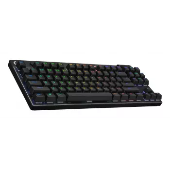 Bezvadu tastatūra Logitech PRO X TKL US melna 920-012136