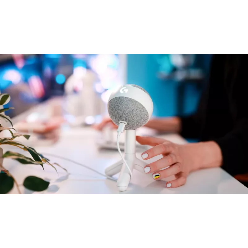 Logitech Yeti Orb USB Mikrofons Balts