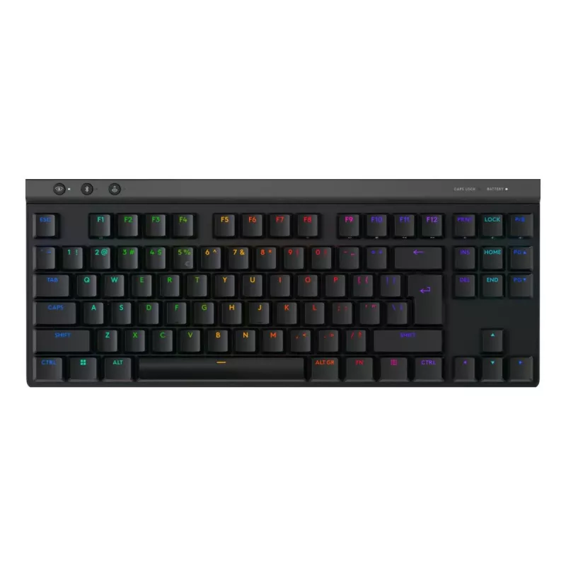 Logitech G G515 LIGHTSPEED TKL bezvadu tastatūra, melna, QWERTY US International