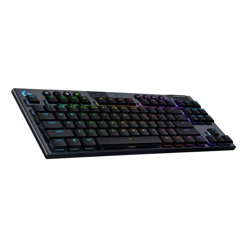 Logitech G G915 X LIGHTSPEED tastatūra, spēļu, USB RF bezvadu Bluetooth, QWERTY US International, melna