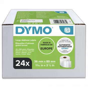 Pašlīmējošās printera etiķetes DYMO Large Address Labels S0722390