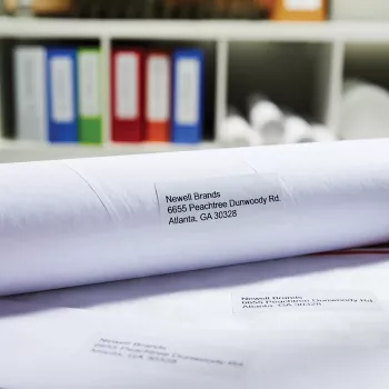 DYMO Autentiskas LabelWriter lielās adreses etiķetes | 36 mm x 89 mm | pašlīmējošas | 2 ruļļi pa 260 (520 Easy-Peel etiķetes) | LabelWriter etiķešu printeriem | Ražotas Eiropā
