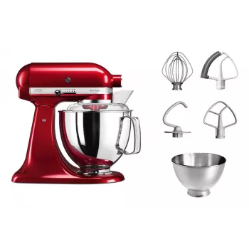 KitchenAid Artisan statīva mikseris 300 W sarkans