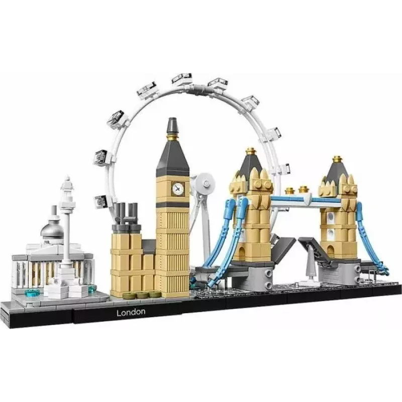 LEGO Architecture London 21034 būvkomplekts — 468 gab., pilsētas orientieru modelis