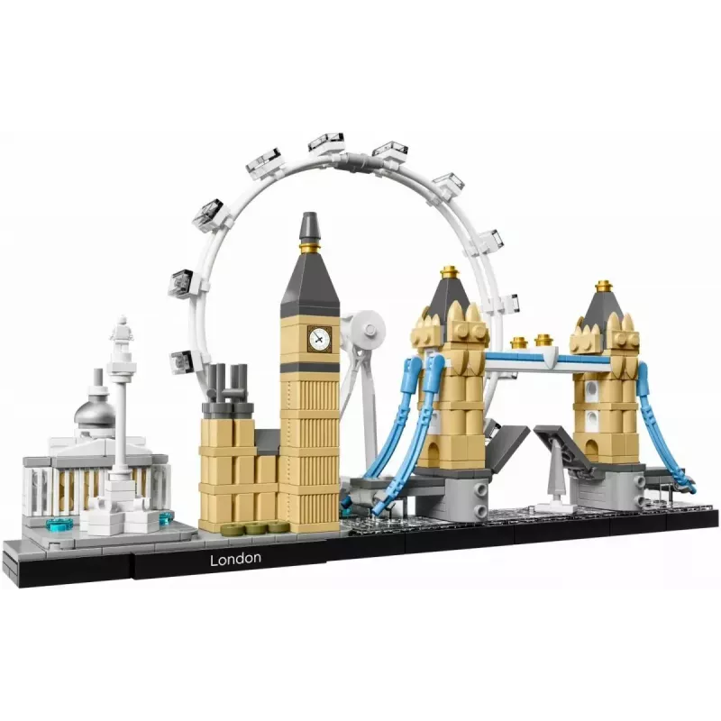 LEGO Architecture London 21034 būvkomplekts — 468 gab., pilsētas orientieru modelis