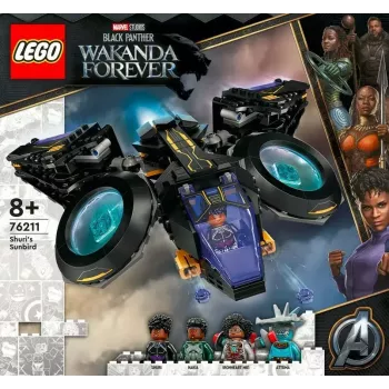 LEGO Marvel komplekts 76211 Šūri kuģis — būvējams rotaļu komplekts ar minifigūrām