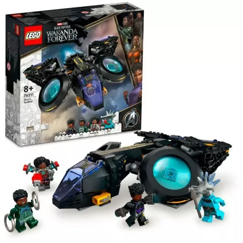 LEGO Marvel komplekts 76211 Šūri kuģis — būvējams rotaļu komplekts ar minifigūrām