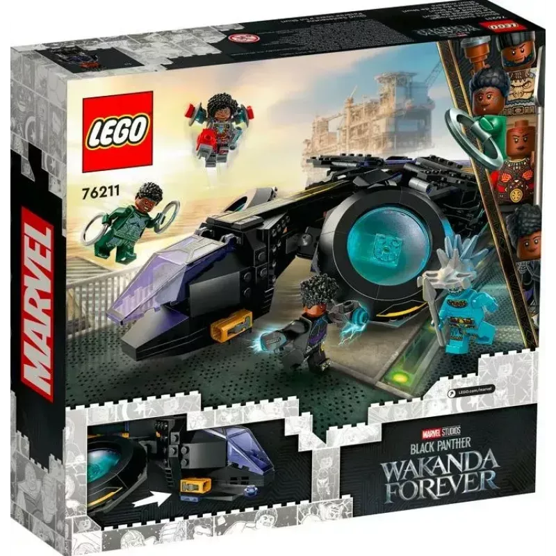 LEGO Marvel komplekts 76211 Šūri kuģis — būvējams rotaļu komplekts ar minifigūrām