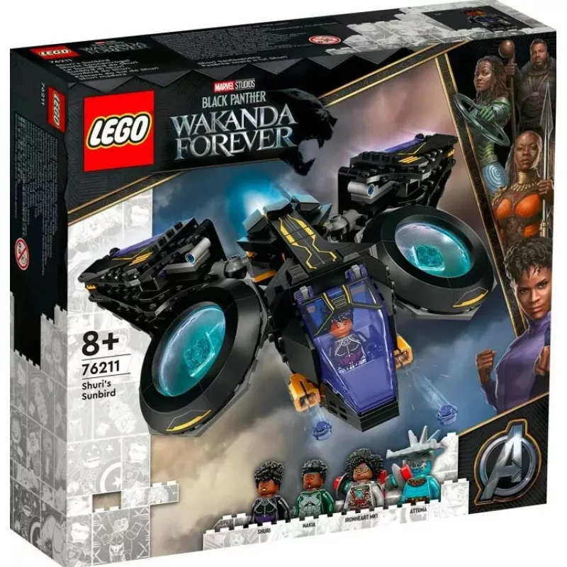 LEGO Marvel komplekts 76211 Šūri kuģis — būvējams rotaļu komplekts ar minifigūrām