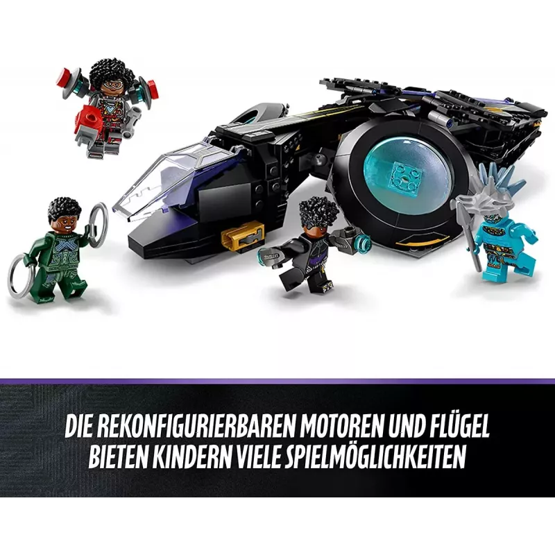 LEGO Marvel komplekts 76211 Šūri kuģis — būvējams rotaļu komplekts ar minifigūrām