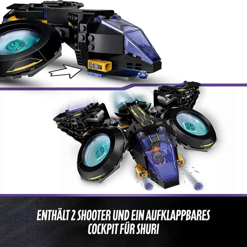 LEGO Marvel komplekts 76211 Šūri kuģis — būvējams rotaļu komplekts ar minifigūrām