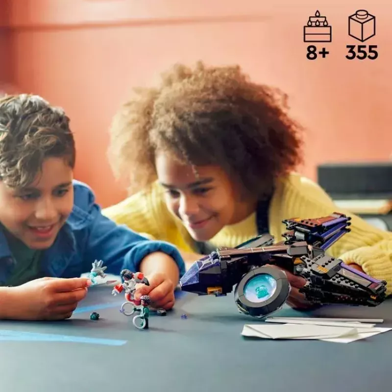 LEGO Marvel komplekts 76211 Šūri kuģis — būvējams rotaļu komplekts ar minifigūrām