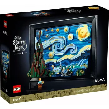 Konstruktors LEGO 3D reprodukcijas modelis Vincent van Gogh Zvaigžņotā nakts, Ideas 21333, 2316 gab., 18+