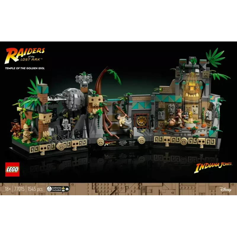 LEGO Indiana Jones būvēšanas komplekts Zelta elka templis 77015 piedzīvojumu komplekts
