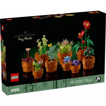 LEGO Icons Mini Plants komplekts 10329 — 9 būvējami mazi augu modeļi, 758 gabali, 18+