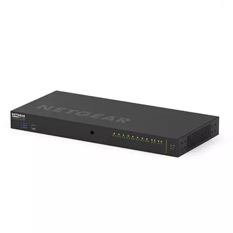 NETGEAR M4250-10G2F pārvaldāms L2/L3 Gigabit Ethernet (10/100/1000) PoE slēdzis 1U melns