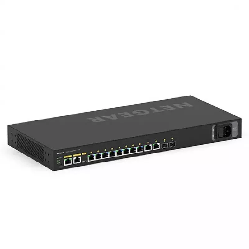 NETGEAR M4250-10G2F pārvaldāms L2/L3 Gigabit Ethernet (10/100/1000) PoE slēdzis 1U melns