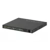 NETGEAR GSM4230P-100EUS tīkla slēdzis, pārvaldāms L2/L3 Gigabit Ethernet (10/100/1000) ar PoE, 1U, melns