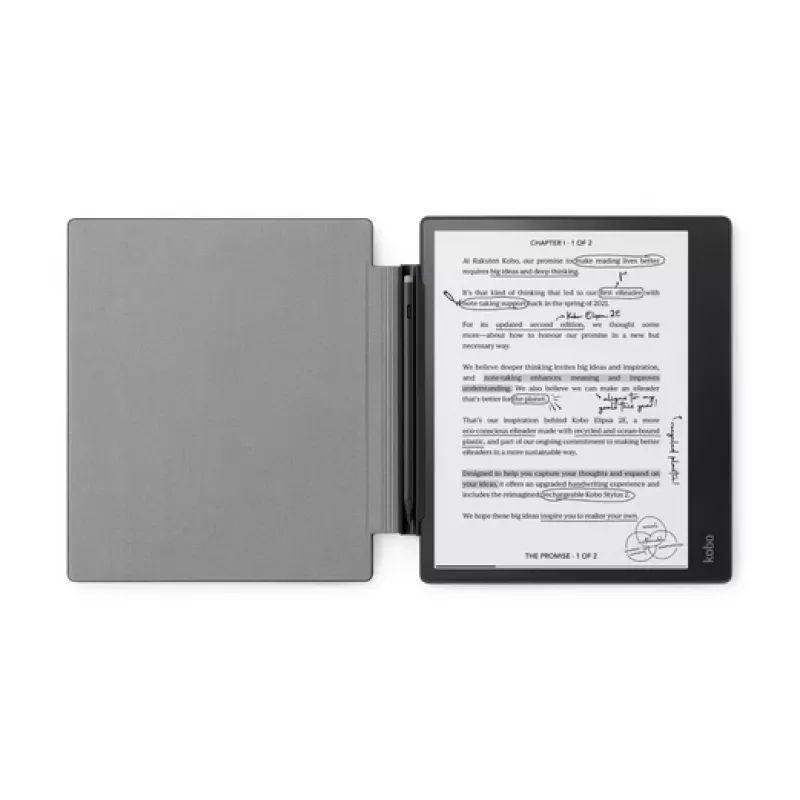 Flip vāciņš Kobo N605-AC-BK-E-PU Melns 10.3 collas