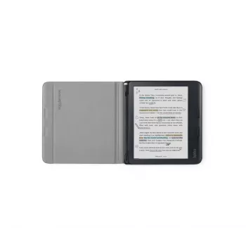 Folio vāciņš Kobo SleepCover 17,8 cm (7 collu) e-grāmatu lasītājam, bēšs, maciņš ar irbuļa uzglabāšanu