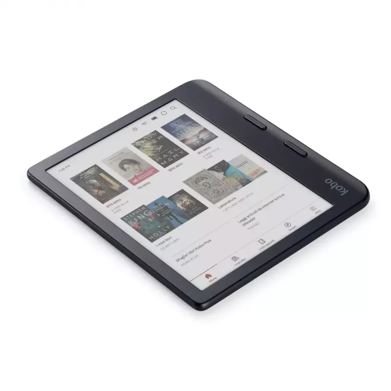 E-grāmatu lasītājs Kobo N428-KU-BK-K-BU 32 GB Wi-Fi 7 collu E Ink Kaleido