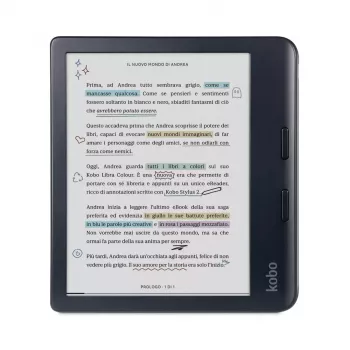 E-grāmatu lasītājs Kobo N428-KU-BK-K-BU 32 GB Wi-Fi 7 collu E Ink Kaleido