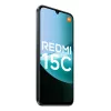 Viedtālrunis Xiaomi Redmi 15C 6.9 collu 4 GB RAM 256 GB krātuve, MediaTek Helio G81-Ultra, 50 MP dubultkamera, 6000 mAh, IP64, Melns