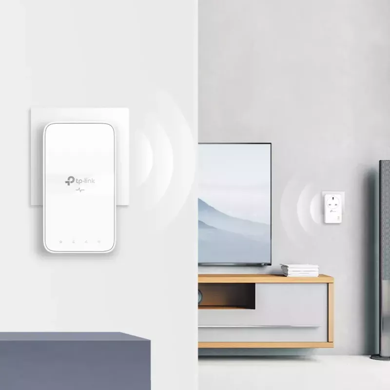 TP-Link TL-WPA7617 KIT PowerLine tīkla adapteris 1200 Mbit/s Ethernet LAN Wi-Fi Balts 2 gab.