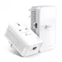 TP-Link TL-WPA7617 KIT PowerLine tīkla adapteris 1200 Mbit/s Ethernet LAN Wi-Fi Balts 2 gab.