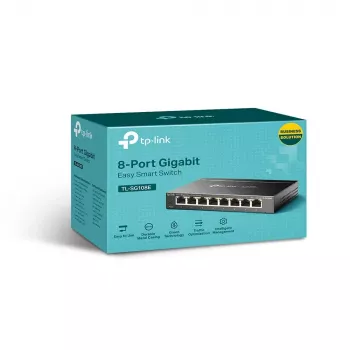Pārvaldāms slēdzis TP-Link TL-SG108E 8 portu Gigabit Easy Smart Switch