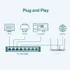 Pārvaldāms slēdzis TP-Link TL-SG108E 8 portu Gigabit Easy Smart Switch