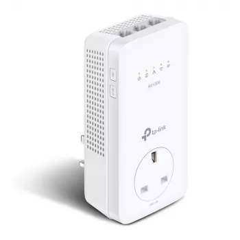TP-Link TL-WPA8631P PowerLine tīkla adapteris 300 Mbit/s Ethernet LAN Wi-Fi Balts 1 gab.