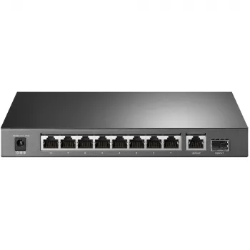 TP-Link TL-SG1210P tīkla slēdzis Nepārvaldāms Gigabit Ethernet (10/100/1000) Power over Ethernet (PoE) Pelēks