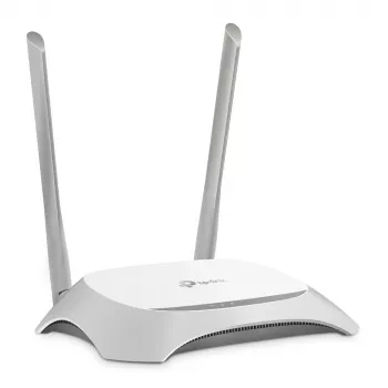 TP-Link TL-WR840N bezvadu maršrutētājs Fast Ethernet vienjoslas (2.4 GHz) Pelēks, Balts