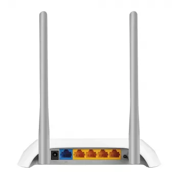 TP-Link TL-WR840N bezvadu maršrutētājs Fast Ethernet vienjoslas (2.4 GHz) Pelēks, Balts