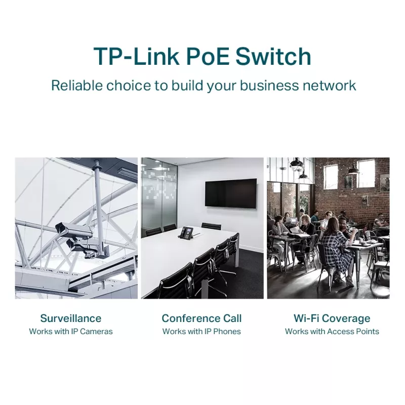 Pārvaldāms slēdzis TP-Link TL-SG1428PE 28 portu Gigabit ar 24 PoE+ portiem