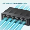 TP-Link LS1005G 5 portu Gigabit Ethernet tīkla slēdzis, nepārvaldāms, sienas montāža