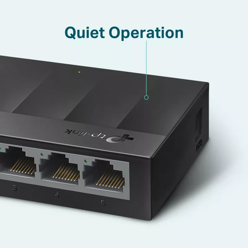 TP-Link LS1005G 5 portu Gigabit Ethernet tīkla slēdzis, nepārvaldāms, sienas montāža
